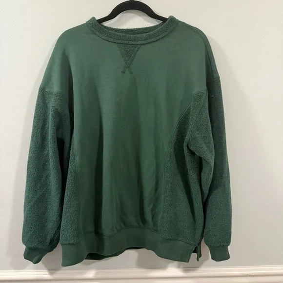 American Eagle Aerie Tres Chic Chenille Sweatshirt - Small - Picture 3 of 6